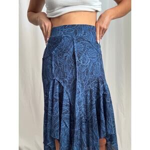 Isabel De Pedro Mr Cat Blue Tulle Skirt
